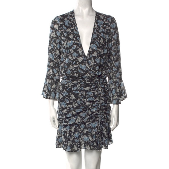 Veronica Beard Printed Silk Dress